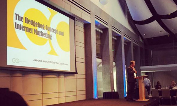 Jason Lavin Speaking about Microsites. The Hedgehog Concept and Internet Marketing.