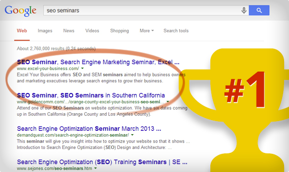 SEO result